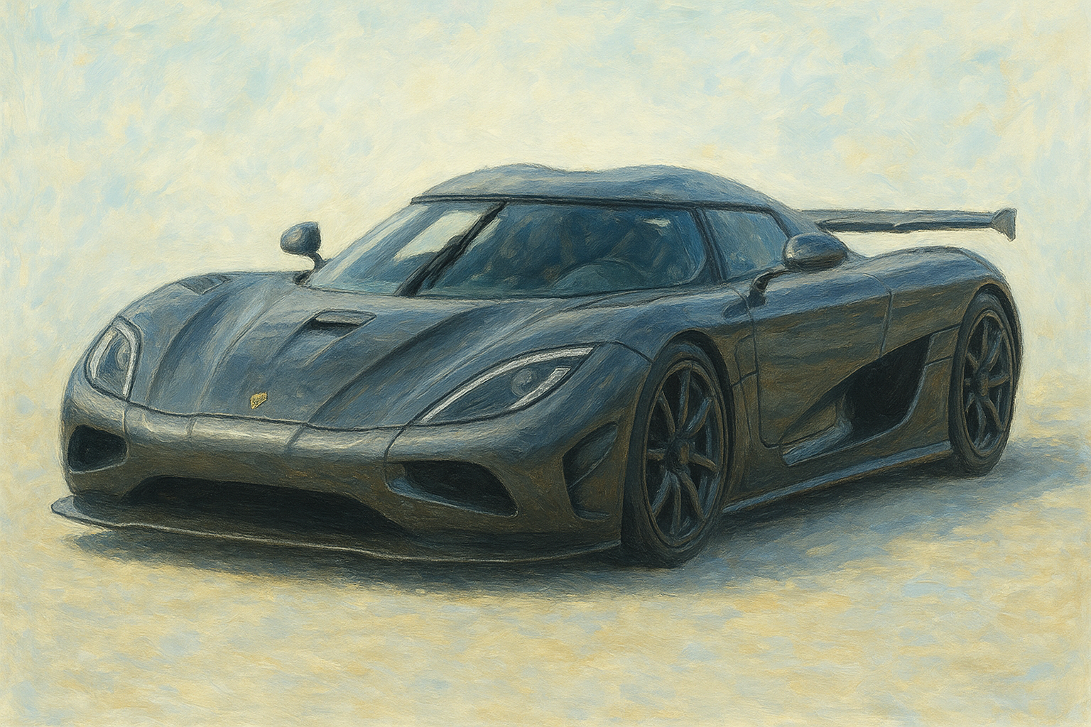 Modern HyperCar Poster